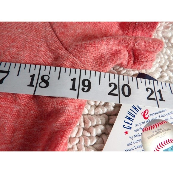 Old Navy Womens Pink Boston Red Sox V Neck Short Sleeves T Shirt Size Large - Picture 6 of 6